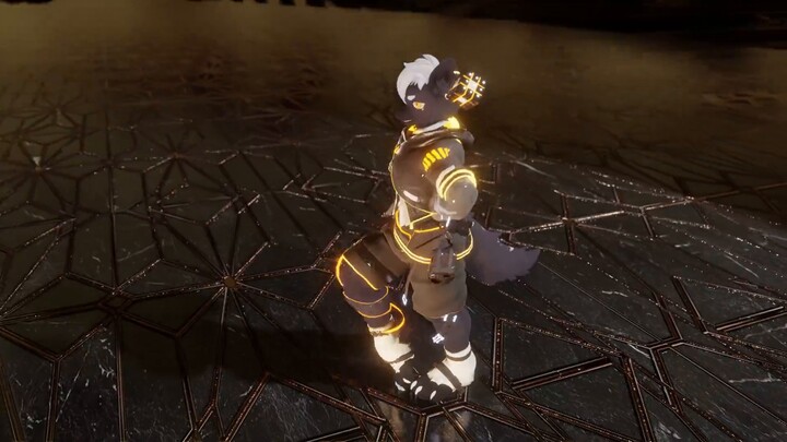 ⚡Cyber handsome dog⚡【3D Avatar commissioned display · Hyena BIOS】