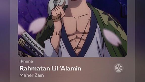 ketika bang Zoro lagi nasyid