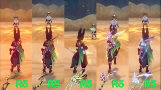 Tighnari Weapon Comparison, Hunter's Path vs ALL Bow Weapons COMPARISON!!!