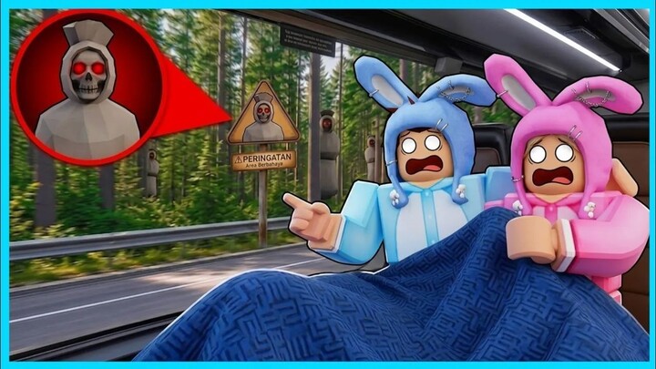 MIPAN & ZUZUZU Lihat Tanda POCONG BERDARAH Di Jalan Saat Pulang Kampung! ROBLOX