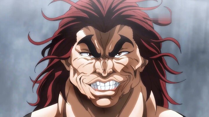 5000 years of wasted energy becomes a joke, Yujiro competes in strength with a 100-year-old man!