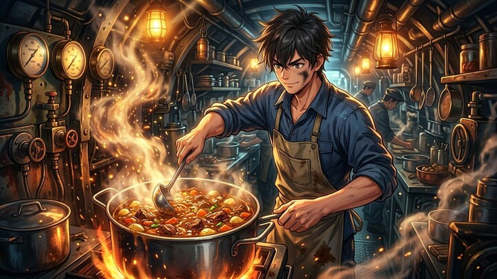 【二战潜艇伙食】深海200米，我给60名水兵做救命热汤！How I Fed 60 Men in a WWII Submarine