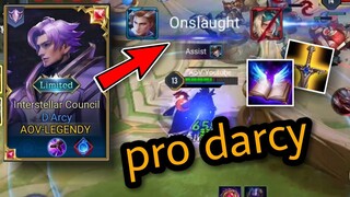 D'arcy Pro Gameplay mid lane | still the Best with New build  |  AoV YT | 傳說對決 RoV Liên Quân Mobile|