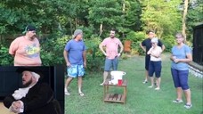 Water Dumping Darts Challenge! Webber's Reaction