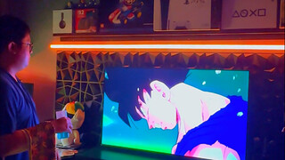 My wife asked me how the cleaning was going, and I said Goku had become a Super Saiyan...