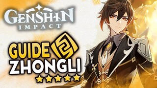 ZHONGLI le support 5⭐ Passe Partout ! | Guide Genshin Impact FR