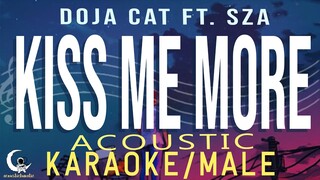 KISS ME MORE - Doja Cat ft. Sza ( Acoustic Karaoke/Male Key )