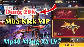 Thử Thách Mua Acc Free Fire Vip 20k Có Nhiều Đồ Xịn Tại Shopitaff.Com | Su FF