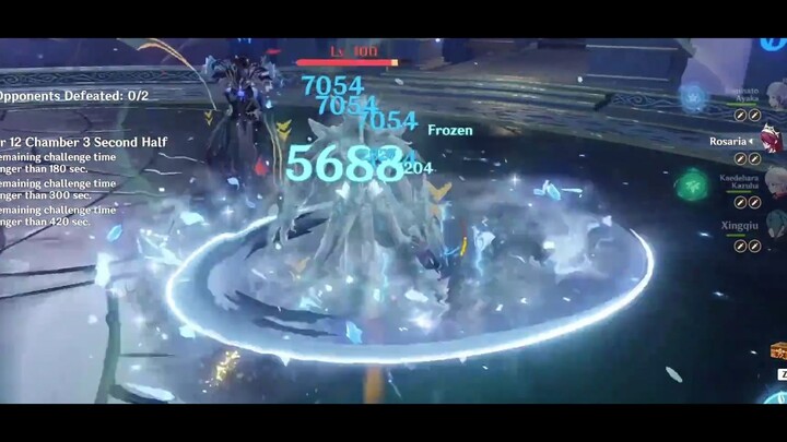 Đánh la hoàn mà tưởng chạy kpi #lahoangenshin