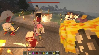 Kimetsu no Yaiba (Bagian 2): Bahkan ada kereta tanpa batas [Minecraft]