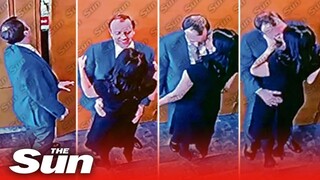 Matt Hancock affair video kissing Gina Coladangelo in his office WORLD EXCLUSIVE