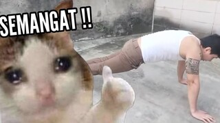 MOMENT BANG WINDAH DITERIAKIN BOCIL PAS PUSH UP