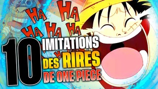 LES 10 MEILLEURS RIRES DE ONE PIECE (On les imite !)