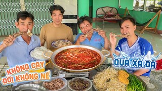 |1103| ANH BA NẤU CANH BÒ CAY HÀN QUỐC ĐÃI MẤY DƯỢNG CAY XỊT KHÓI NHƯNG GÂY NGHIỆN.