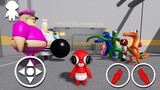 BABY RED RAINBOW FRIENDS SPEED RUN 2 SCARY OBBY: BARRY'S PRISON RUN, GREAT SCHOOL BREAKOUT [ROBLOX]
