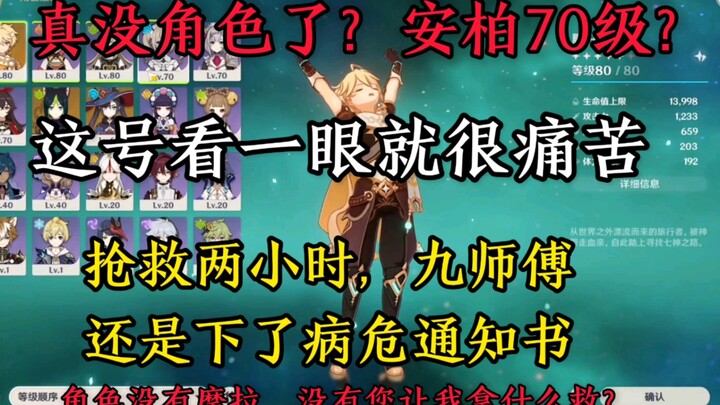 Just one look at this case and it's already painful; after two hours of emergency treatment, Master 