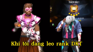 [FREE FIRE] Khi Tôi Leo Rank DKT Và Bị 2 Em B.Ê Đ.Ê Tán Tỉnh Và Cái Kết