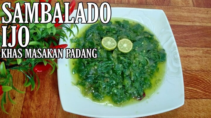 RESEP SAMBAL HIJAU MASAKAN PADANG