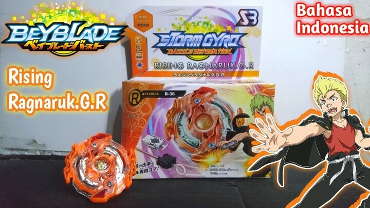 Review Beyblade Rising Ragnaruk.G.R Merek SB Mainan&Hobi Part 20 [BAHASA INDONESIA]