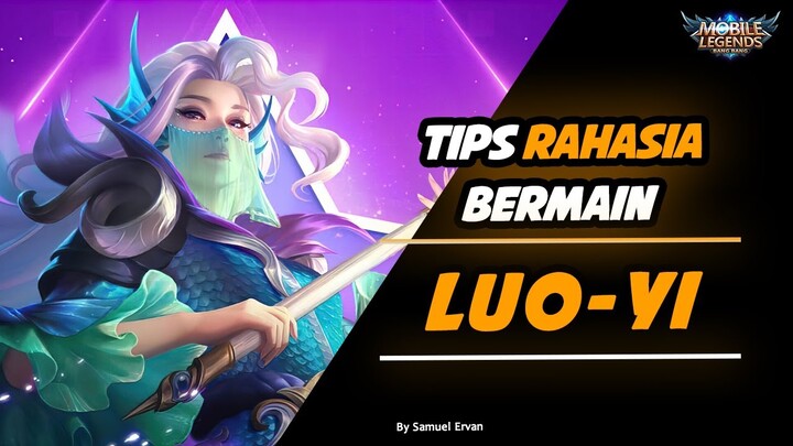 TIPS LUOYI ! RAHASIA BUILD LUOYI SEKALI TARIK MATI - Mobile legends