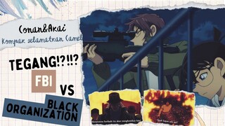 TEGANG!?!! FBI vs Black Organization 😱 Aksi Conan dan Akai selamatkan Camel