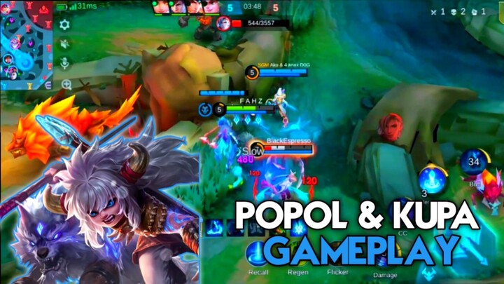 POPOL DAN KUPA GAMEPLAY | MLBB