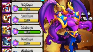 Triệu Hồi Rồng HEROIC Bạch Tuộc Khổng Lồ Siêu Đỉnh HIGH Whisperer Dragon City Top Game Android Ios