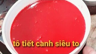 Biển Nguyễn ngọc | Ăn sáng Tô Tiết Canh Siêu To.Tiết Canh Lòng Lợn