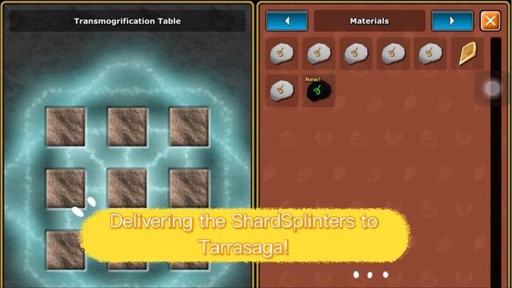 Delivering the Shard splinters to Tarrasaga! 🤩✨