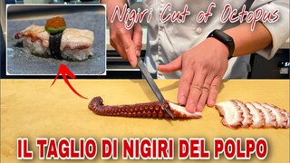 IL TAGLIO DI POLPO PER NIGIRI