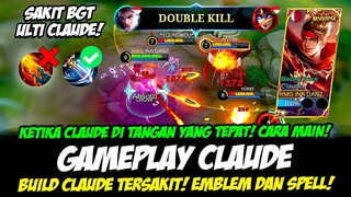 CARA MAIN CLAUDE TERBARU + AUTO MVP❗BUILD CLAUDE TERSAKIT 2023❗TUTORIAL & GAMEPLAY CLAUDE TOP GLOBAL