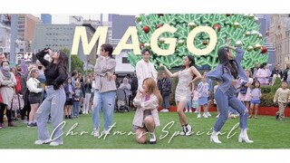 GFRIEND-'MAGO'墨尔本街头小哥手持音箱翻跳dance cover路演kpop in public