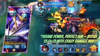 100% WIN RATE IRITHEL MVP 10.5! Build Item 'INSANE POWER, PERFECT AIM' Terkuat!