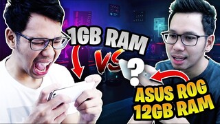 HP 1GB RAM VS HP 12GB RAM! DEVICE MEMPENGARUHI SKILL?! - PUBG MOBILE