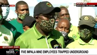 Mine Safety | Five Impala Platinum Mine employees trapped underground