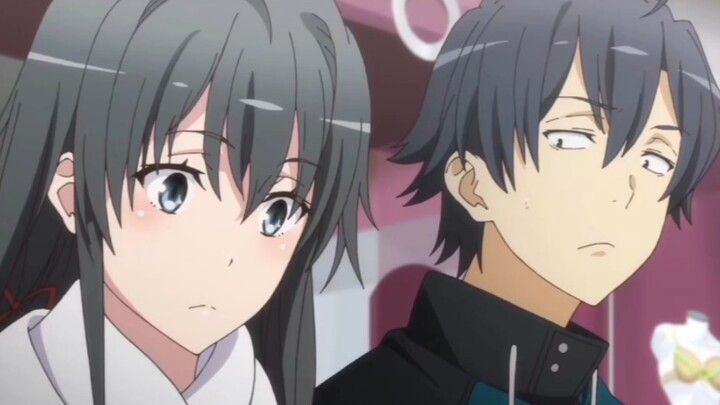 In the famous spring scene, Yukino wants to get closer to the teacher. It’s so cute.
