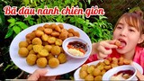 Lạ lẫm món bã đậu nành chiên giòn ăn ngon mất hồn - làm món ăn từ xác đậu nành