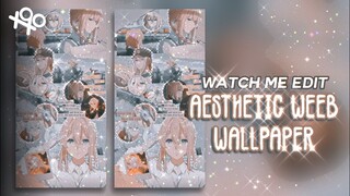 ♛༶ watch me edit ⁺‧͙// how to make "aesthetic weeb wallpaper" edit | xoxoxantzu