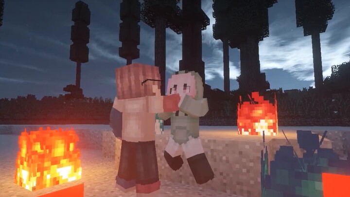 Minecraft: The future Ah Qing was beaten up, and the third brother and HIM crossed to save