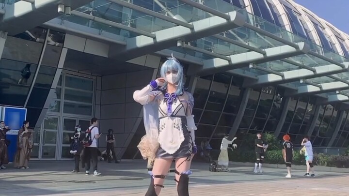 Cosplaying a rare character went to the comic convention!