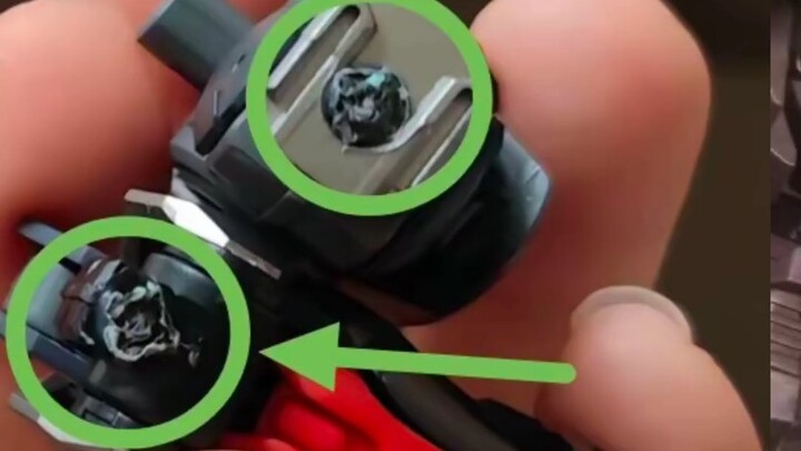 The above photos are from players who own Tastyr on various platforms. The plastic joints cannot be 