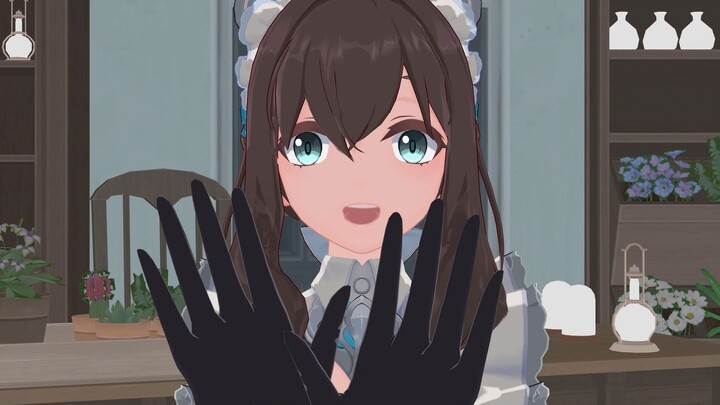 【MMD/Karabichu】First person kiss Yvette❤
