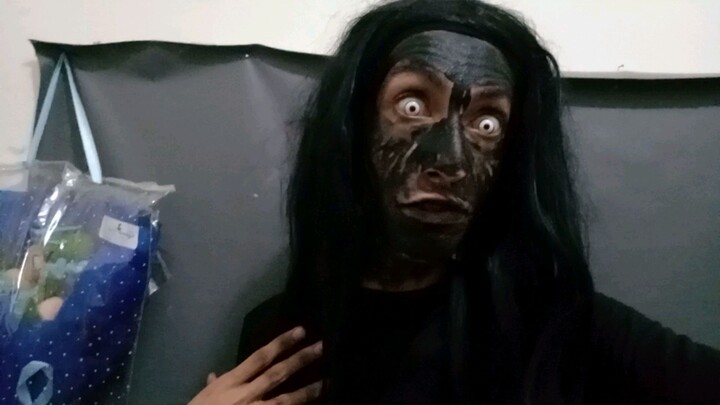 Hi Bi Station Saya King Ghost Cosplayer Ghost bagi  pecinta horror nonton saya live di#bstation