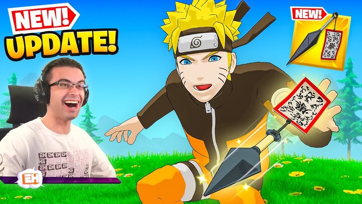 Nick Eh 30 reacts to Naruto in Fortnite!