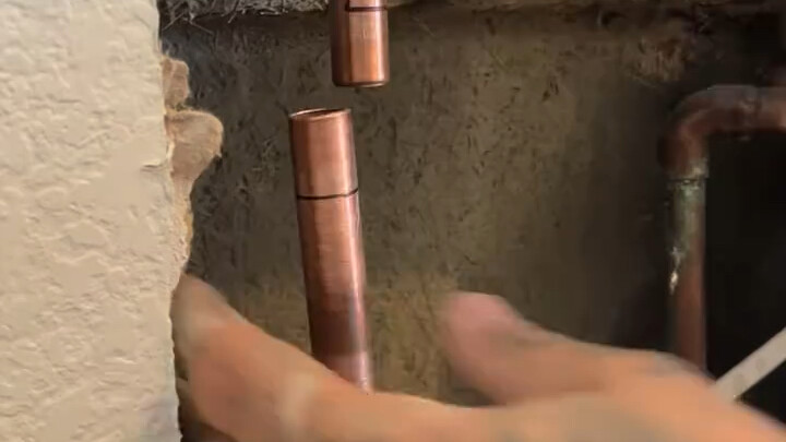 Copper pipe leak repair—pro handles it in no time!