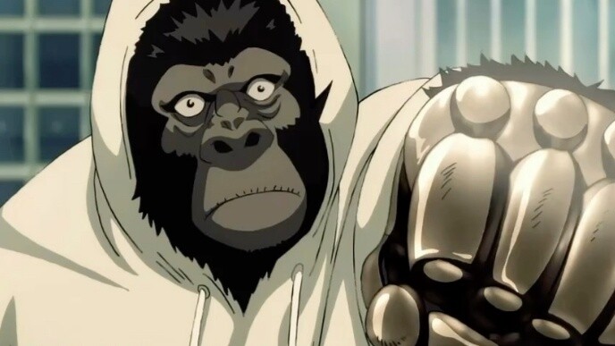 Si Orangutan Marshal yang membuat onar di mana-mana bertemu dengan rekannya dari House of Evolution,