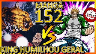 King fez a limpa no campo de batalha! Surge o mais poderoso inimigo - One Punch Man Mangá 152 / 197