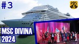 MSC Divina Pt.3 - Almost Ocean Cay, Italian Dinner, Acrobatics Show, Debarkation, PortMiami Stroll