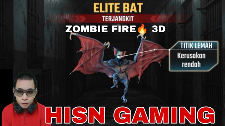 game zombie fire 3D.  tembak brutal melawan zombie  elite bat