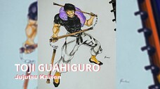 REDRAW TOJI FUSHIGURO ANIME VERSION - CARA GAMPANG!